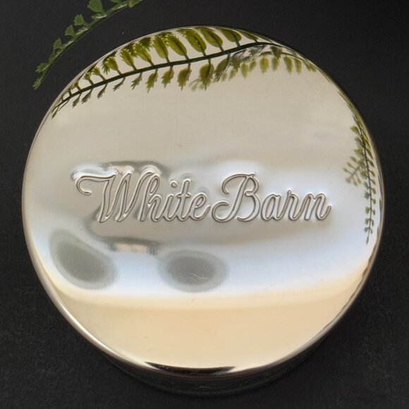 BBW Winter Pear Forest White Barn Bath & Body Works 3 Wick Candle - Picture 8 of 10